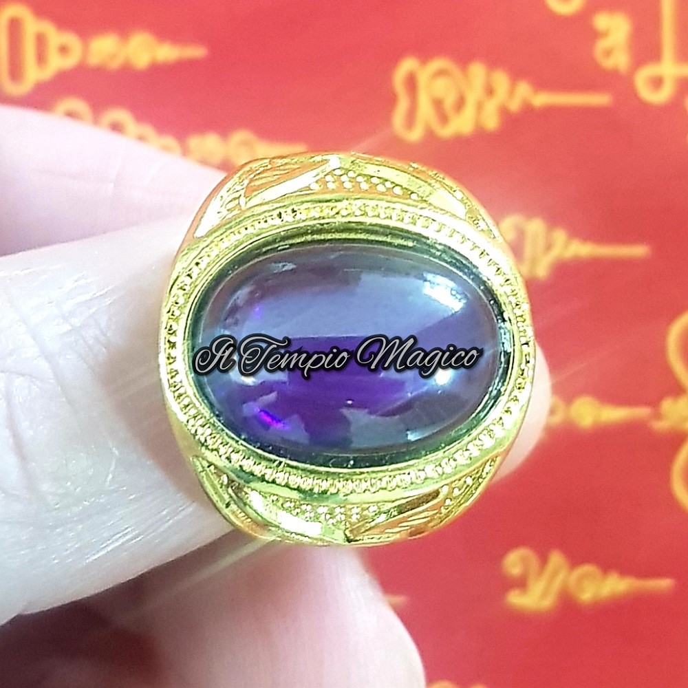 amuleto anello naga viola - Il tempio Magico