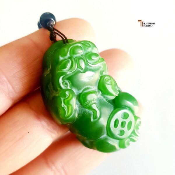 Amuleto in Giada Ganesha